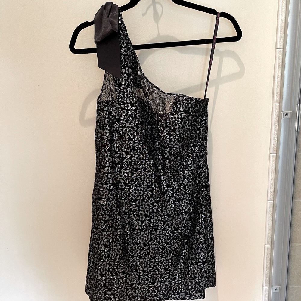 Betsey Johnson One Shoulder Cocktail Dress Size 6